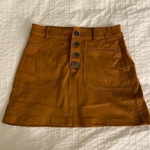 Suede Zara skirt